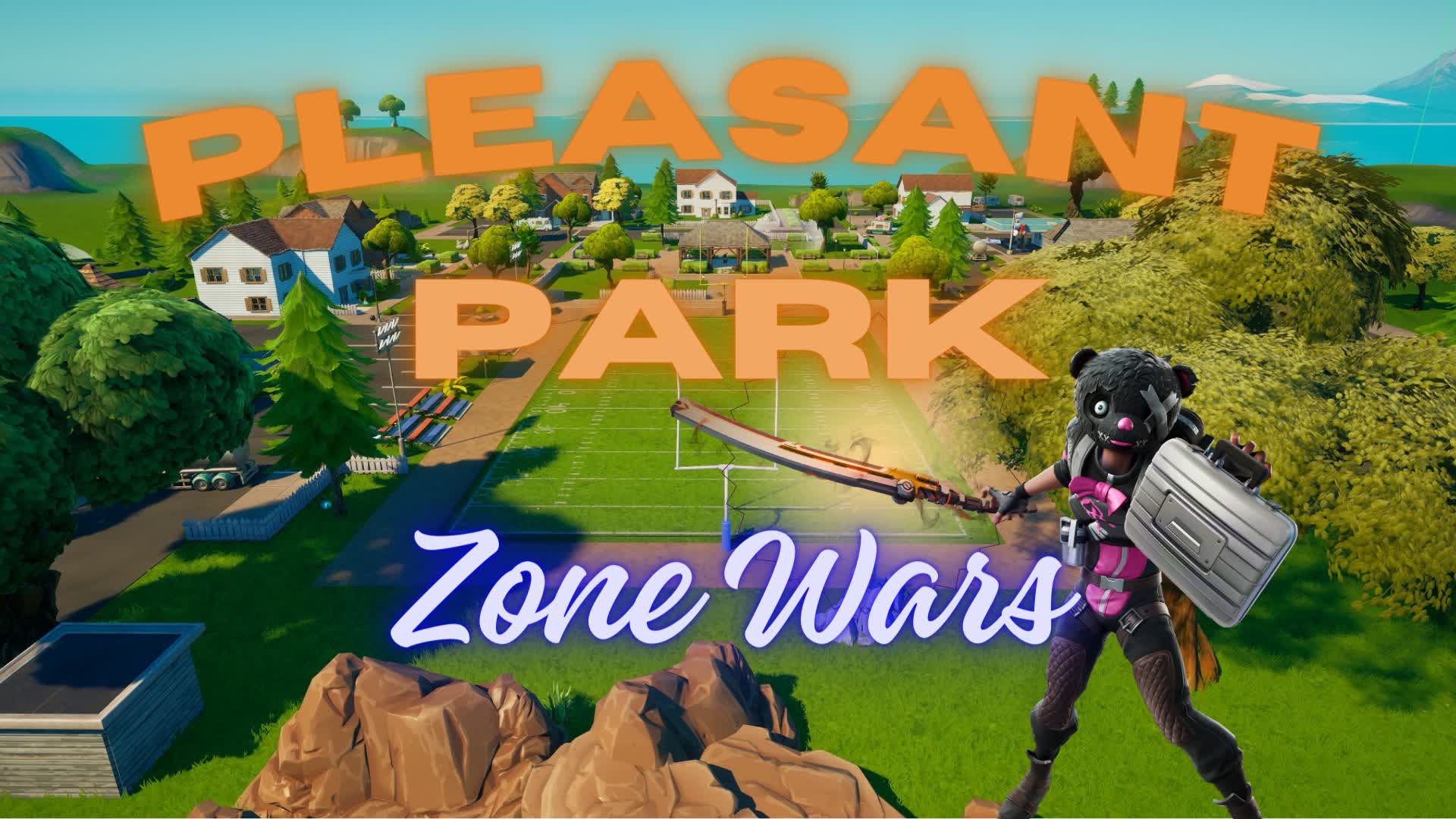 PLEASANT PARK ZONE WARS [ seboots ] Fortnite Creative Map Code