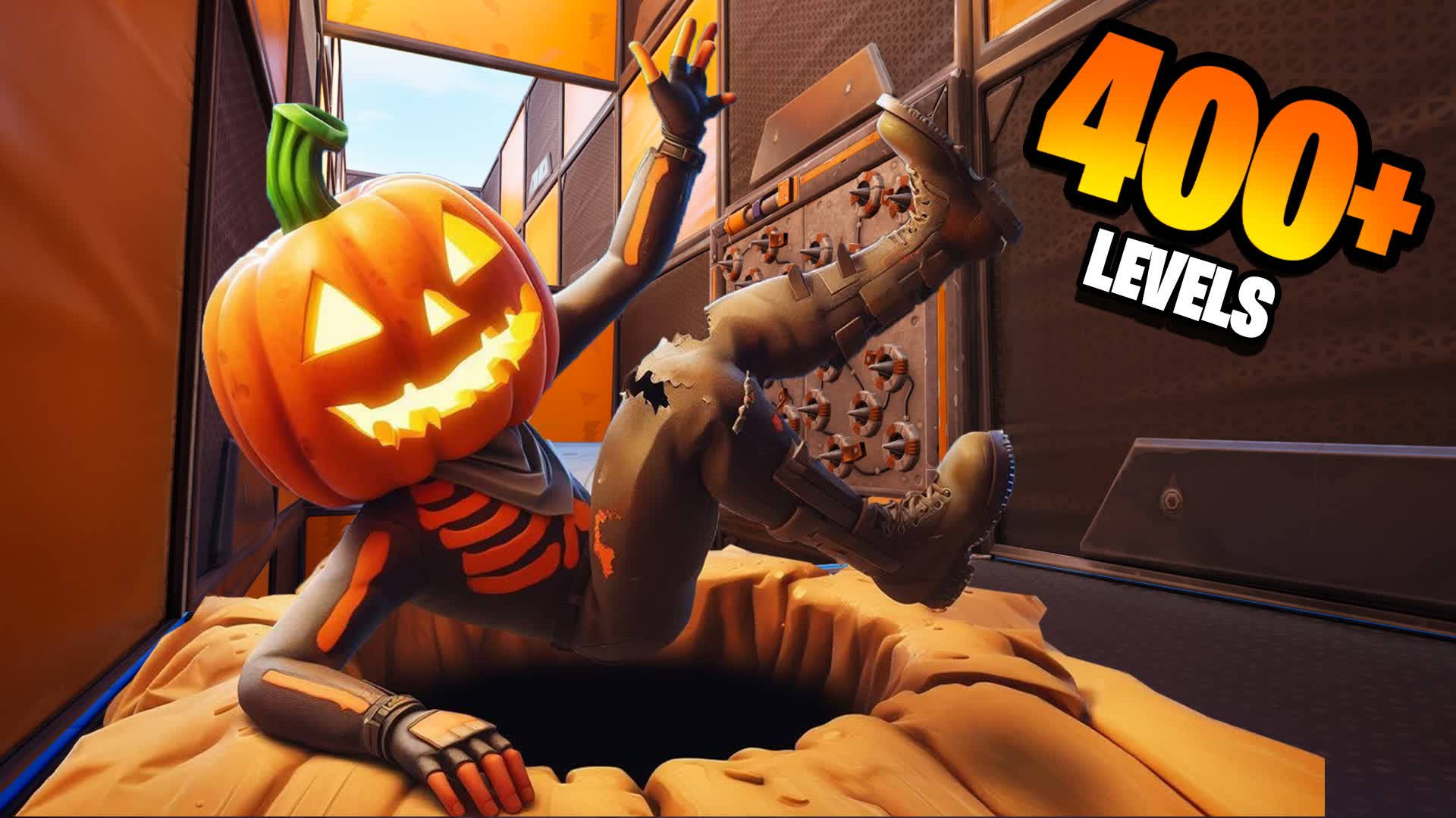 🎃 400+ LEVEL HALLOWEEN DEATHRUN 🎃 [ jaxxon ] Fortnite Creative Map Code