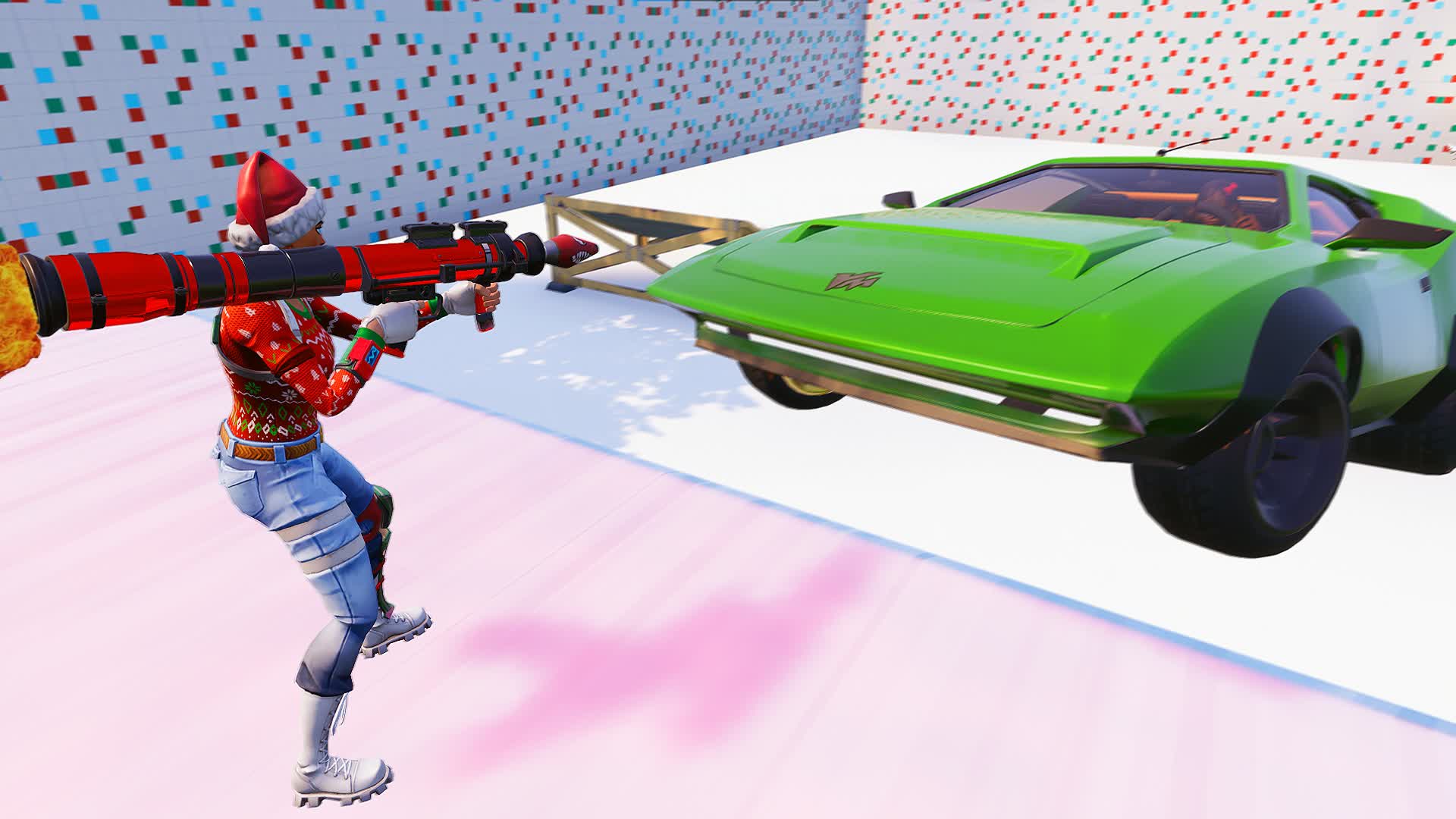 Christmas Rockets vs Cars [ play-epicplay ] – Fortnite Creative Map Code