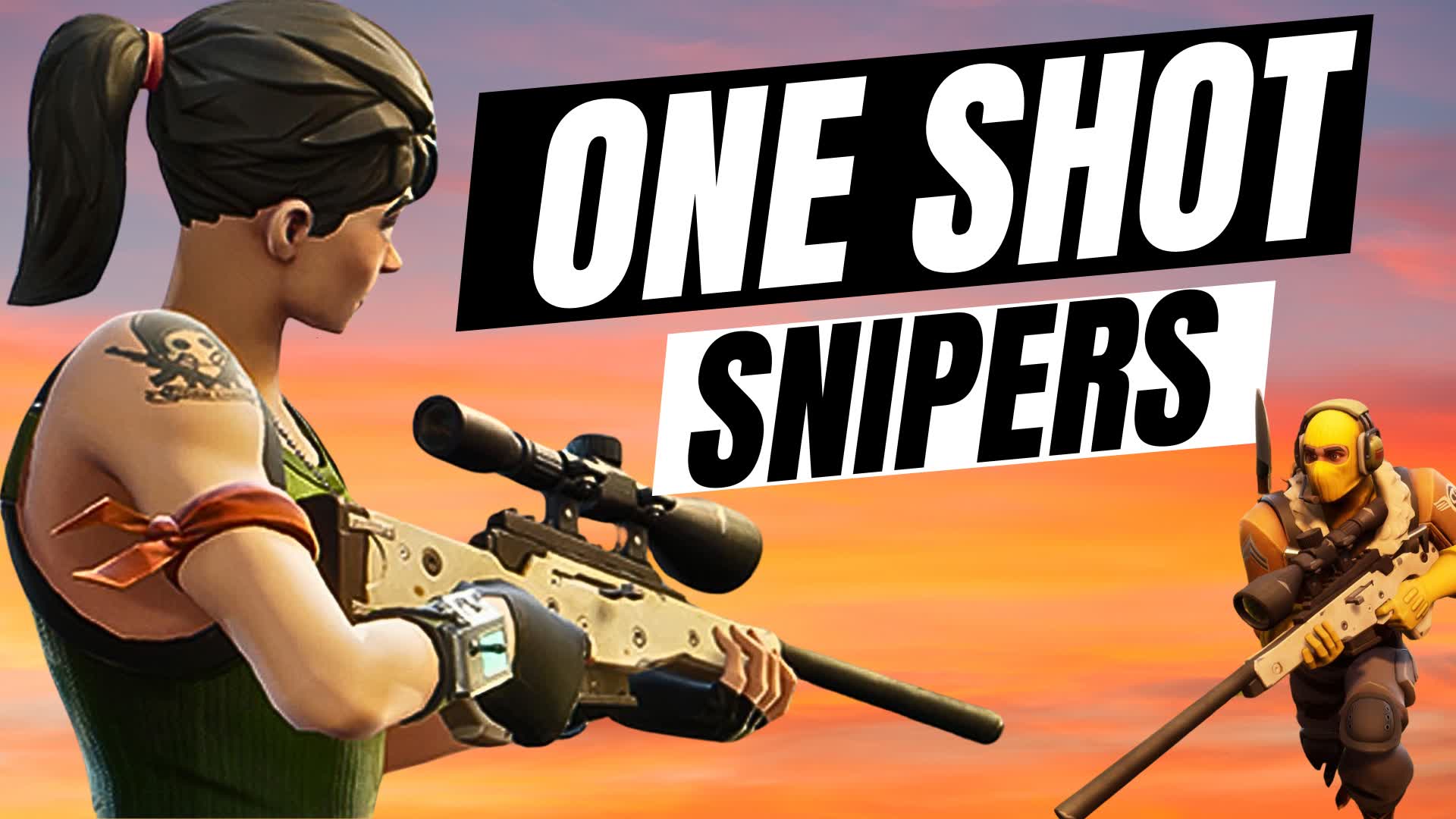 One Shot Snipers [ ta-co ] – Fortnite Creative Map Code