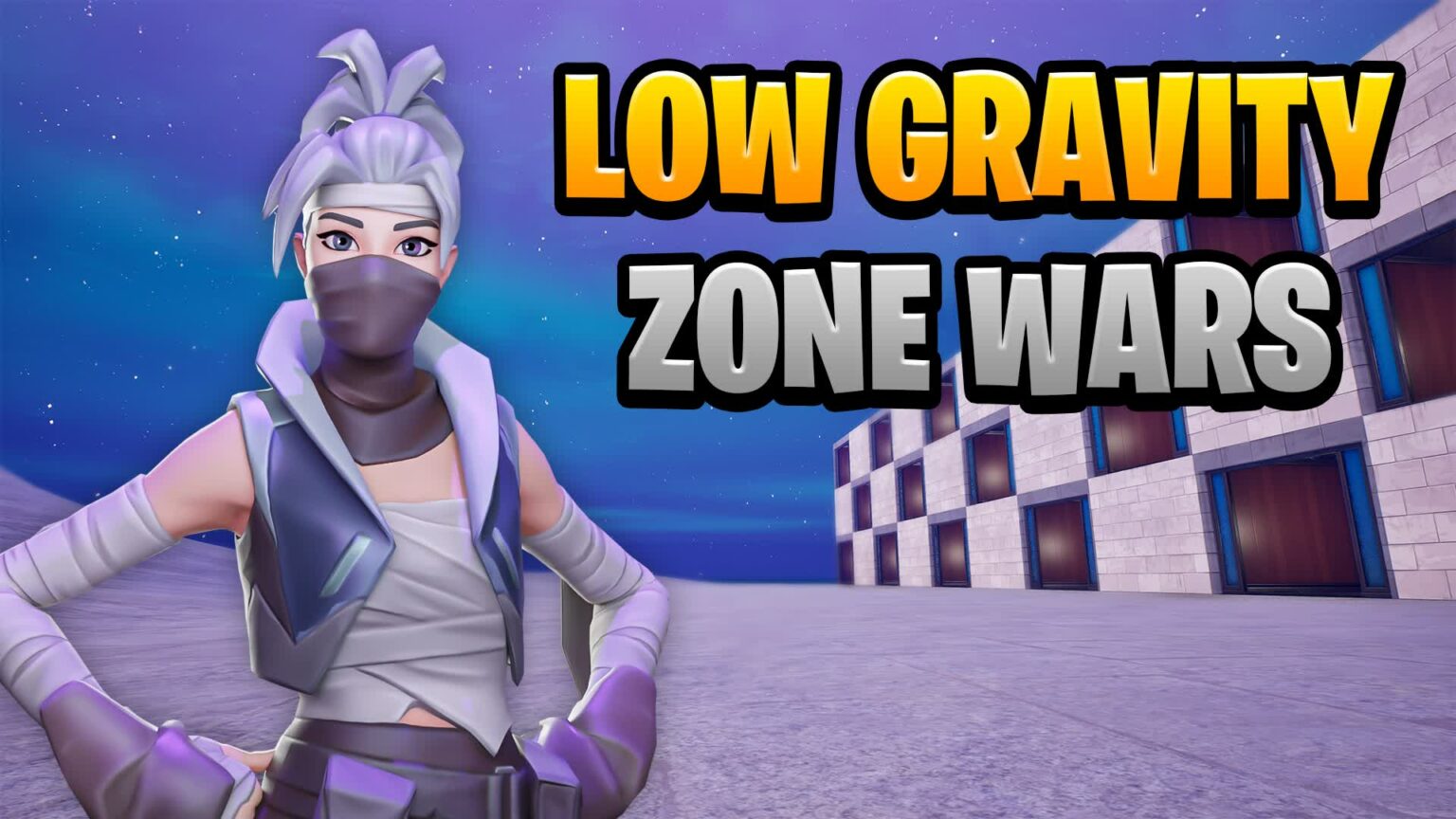 Low Gravity Zone Wars [ pinx ] Fortnite Creative Map Code