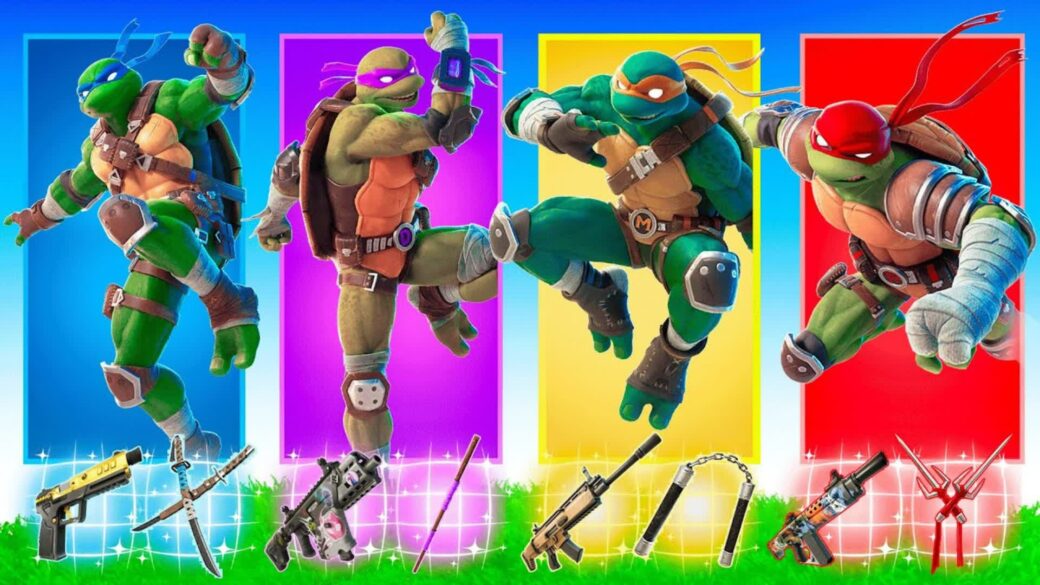 🐢NINJA TURTLES 3v3v3v3 ZONEWARS! [ mykey ] – Fortnite Creative Map Code