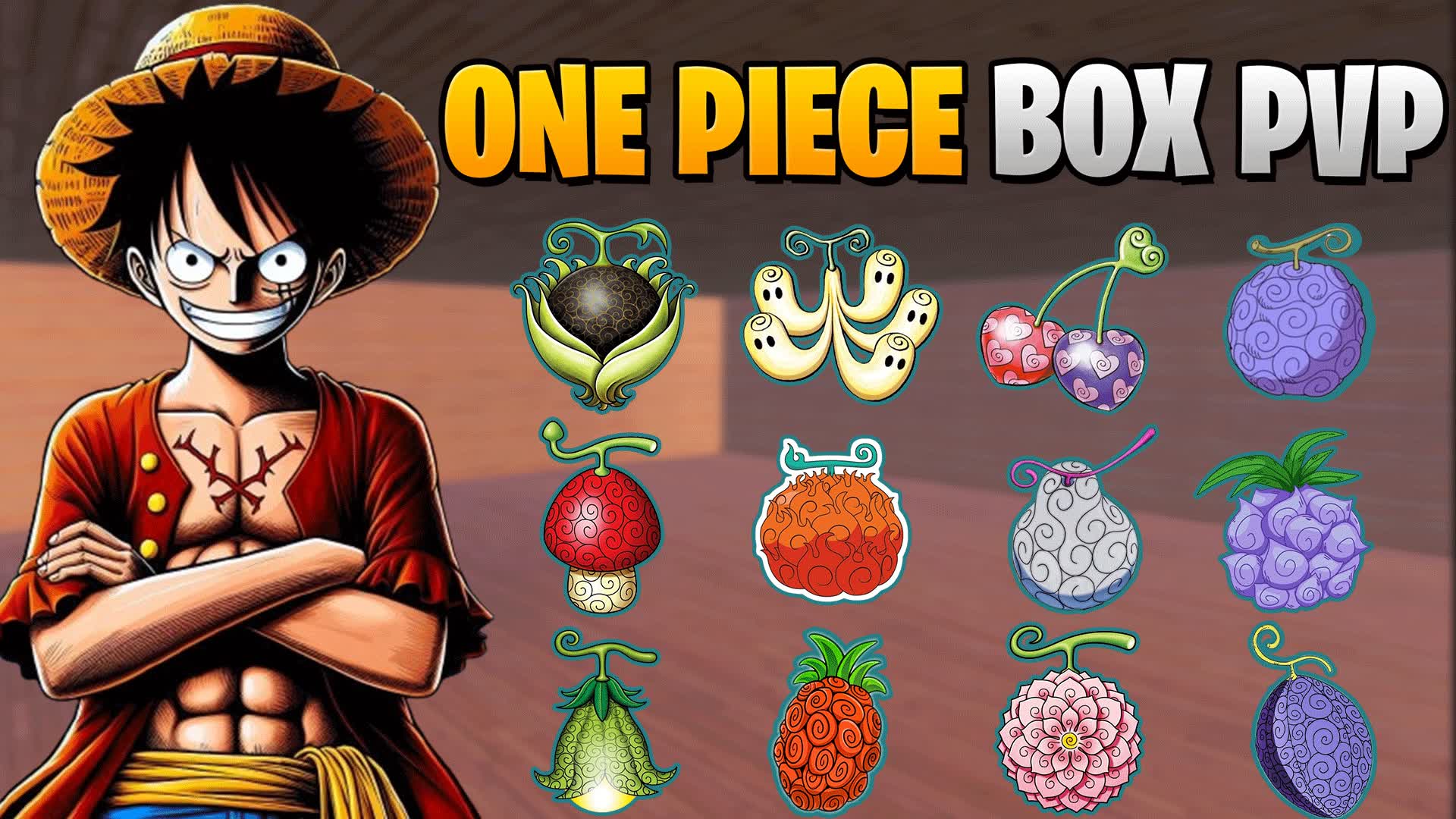 🏆ONE PIECE DEVIL FRUIT BOX PVP📦 [ aot ] Fortnite Creative Map Code