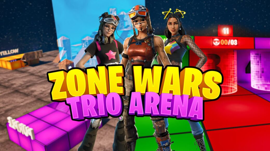 ⭐ZONE WARS TRIO ARENA⭐ [ axeledag ] Fortnite Creative Map Code