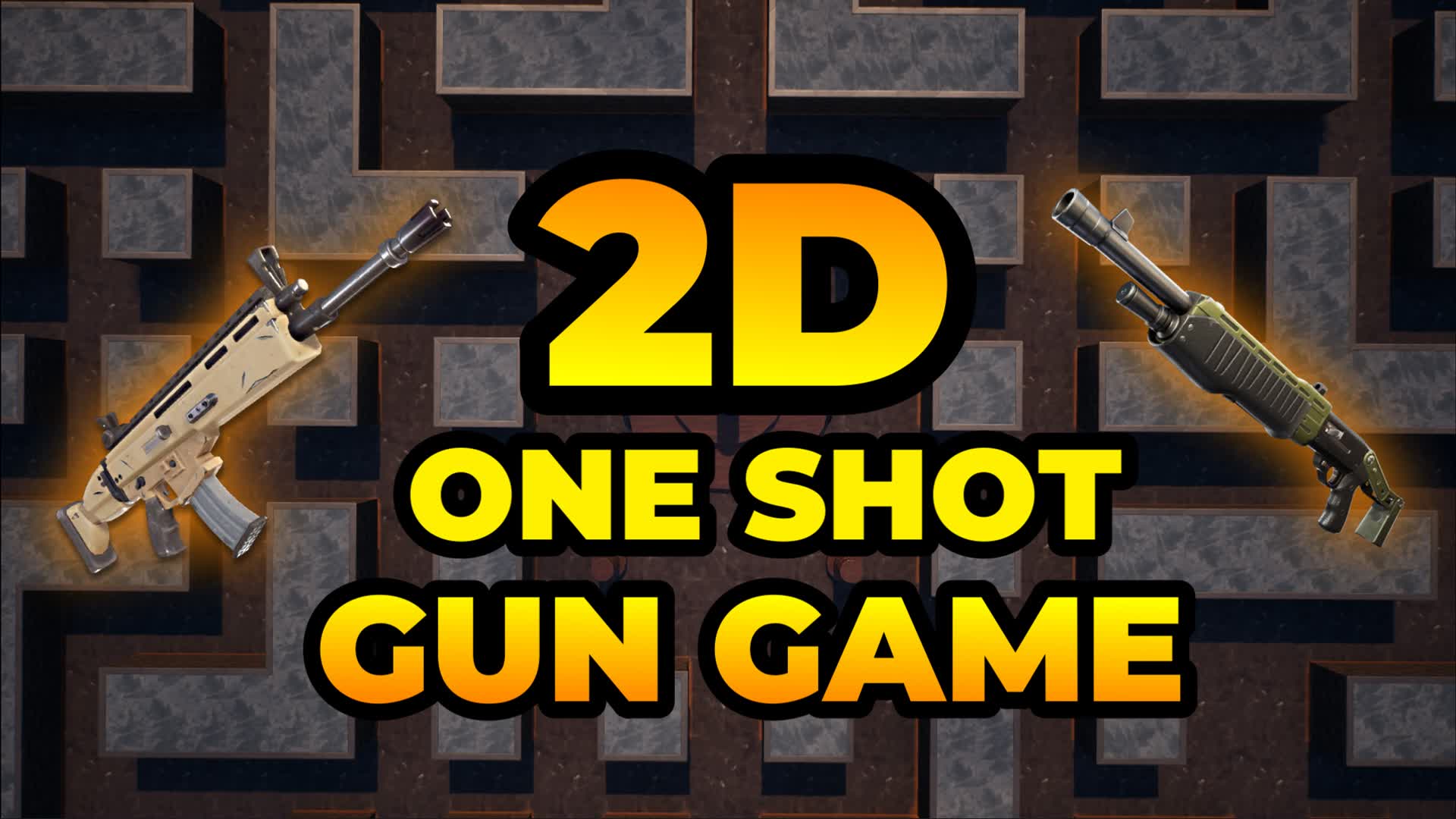 2D ONE SHOT GUN GAME [ endercono ] – Fortnite Creative Map Code
