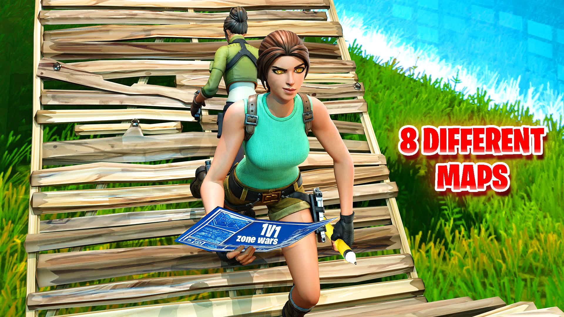 1V1 ZONE WARS (WITH POI SELECTION) [ senciall ] Fortnite Creative Map