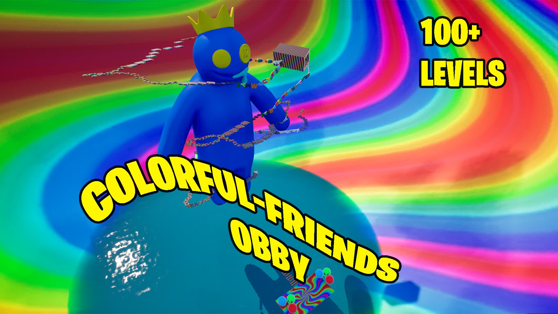 Colorful Friends Obby [ ystons_maps ] – Fortnite Creative Map Code