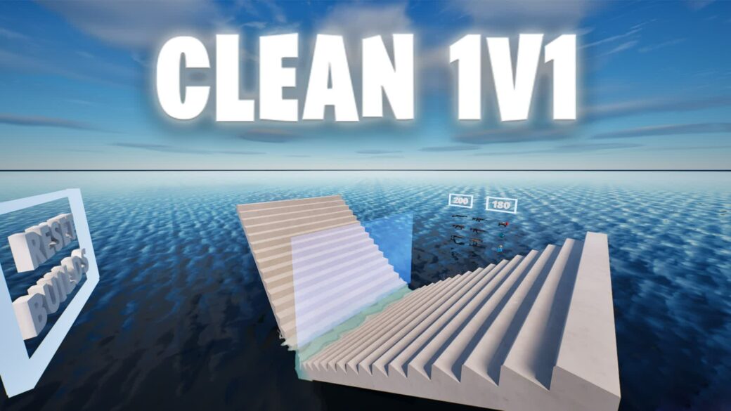 Clean 1v1 [0 Delay] [ blaistift ] – Fortnite Creative Map Code