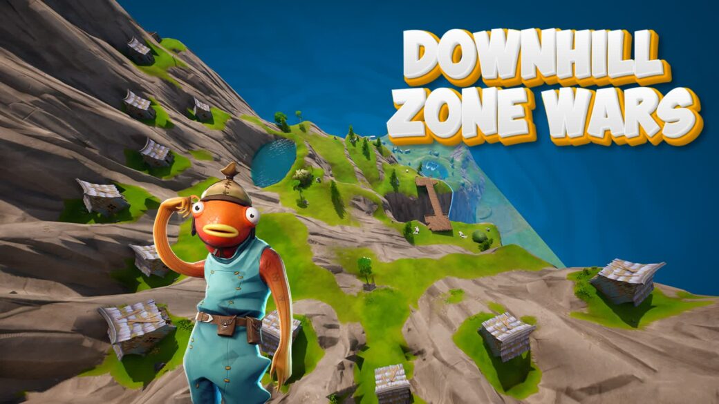 Downhill Zone Wars [ piemumma ] Fortnite Creative Map Code