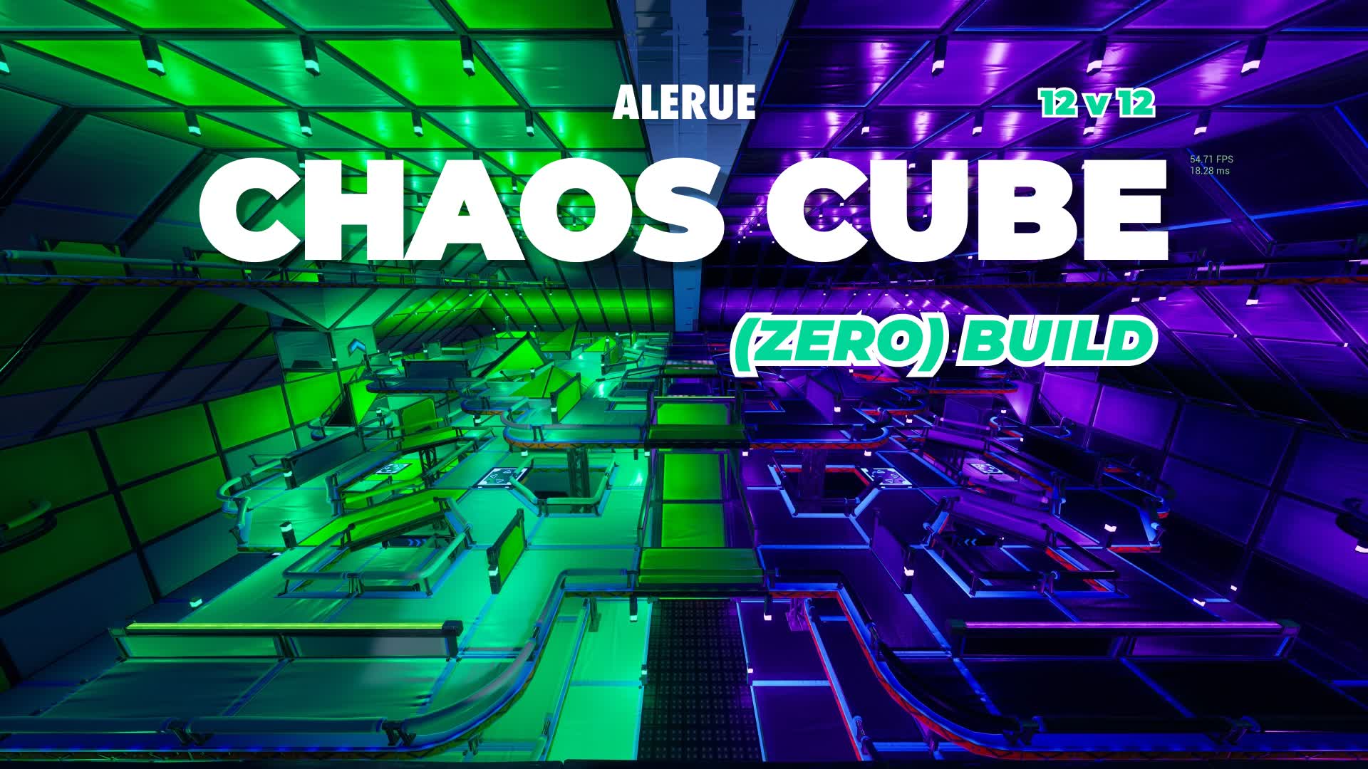 CHAOS CUBE (12v12) Deathmatch [ alerue ] – Fortnite Creative Map Code