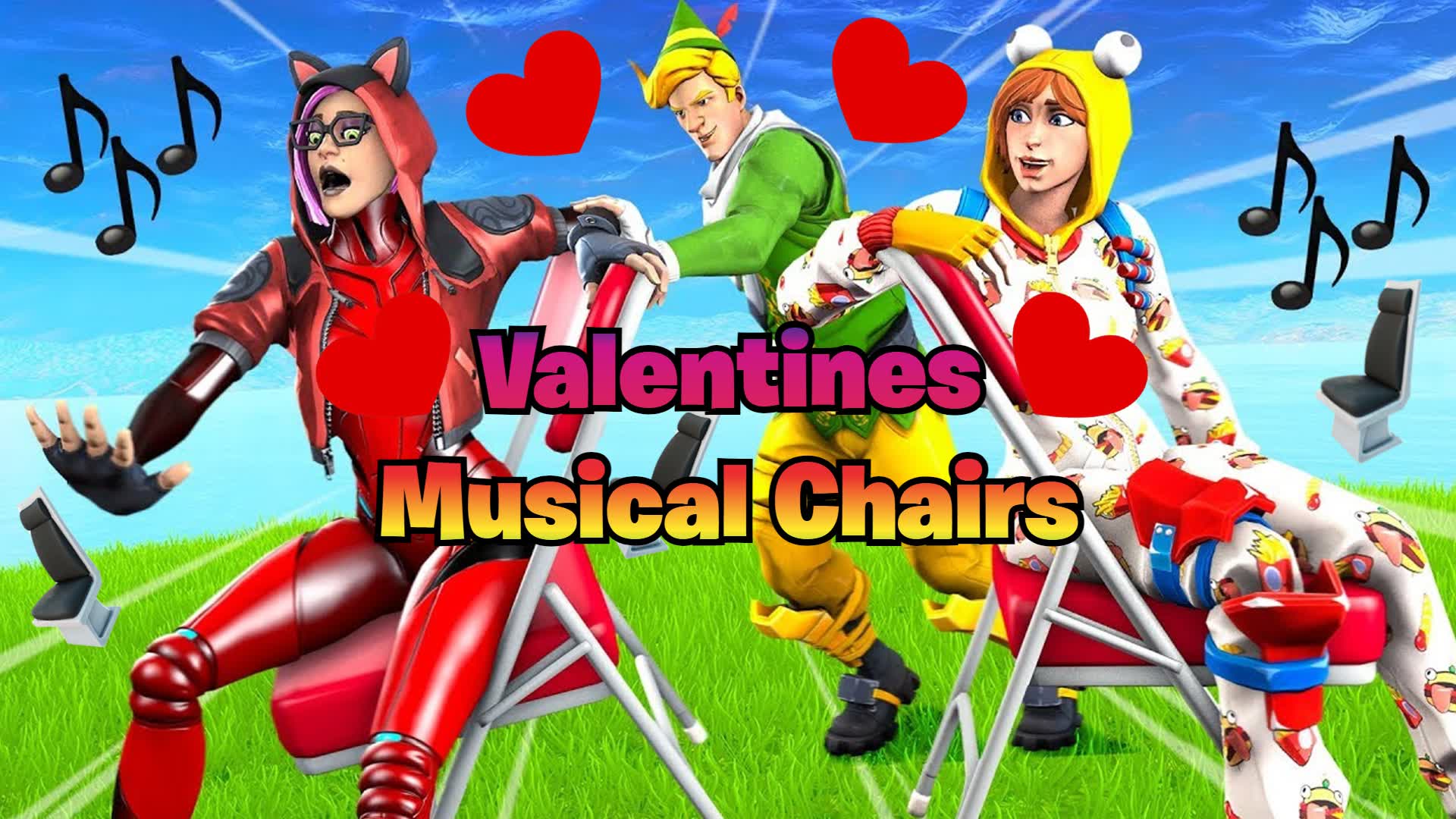 Musical Chairs - Valentine Chair Race💺 [ trixtertobi ] – Fortnite ...