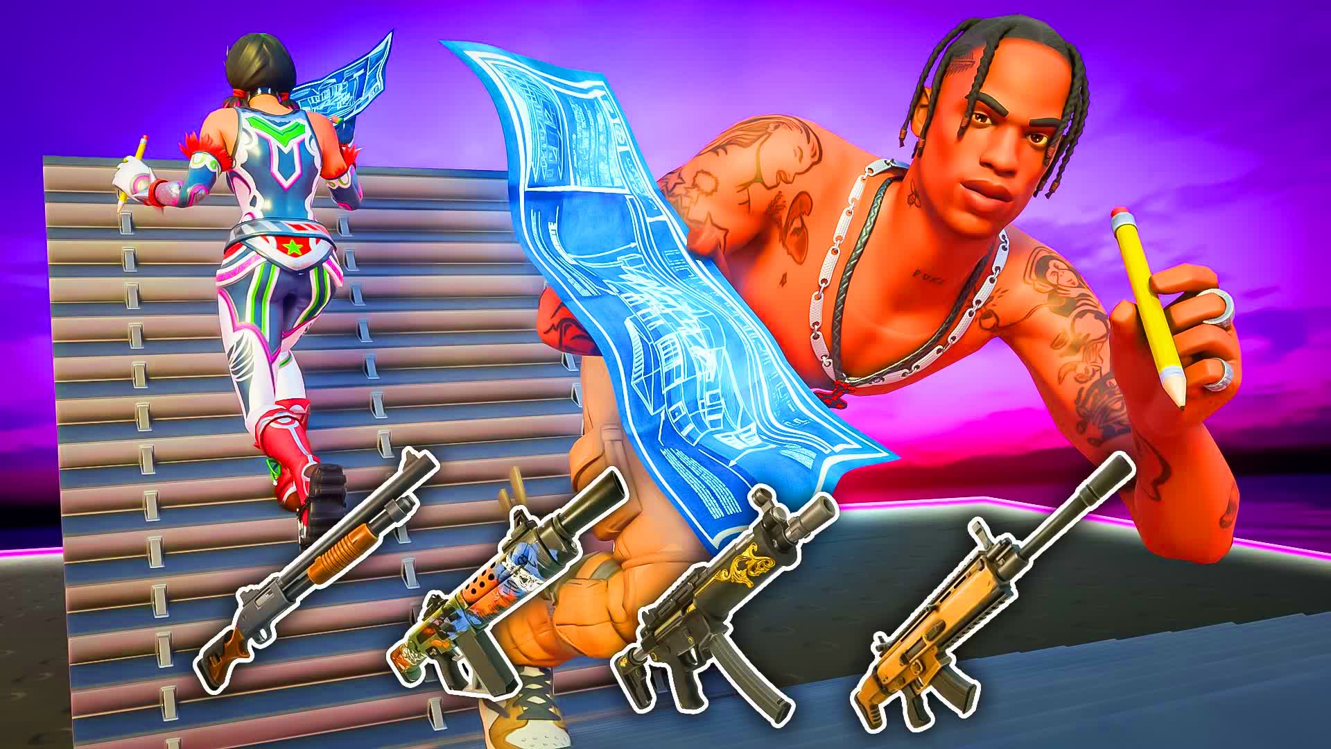 AVE 1v1 BUILD FIGHT - NEW WEAPONS! [ avve ] – Fortnite Creative Map Code
