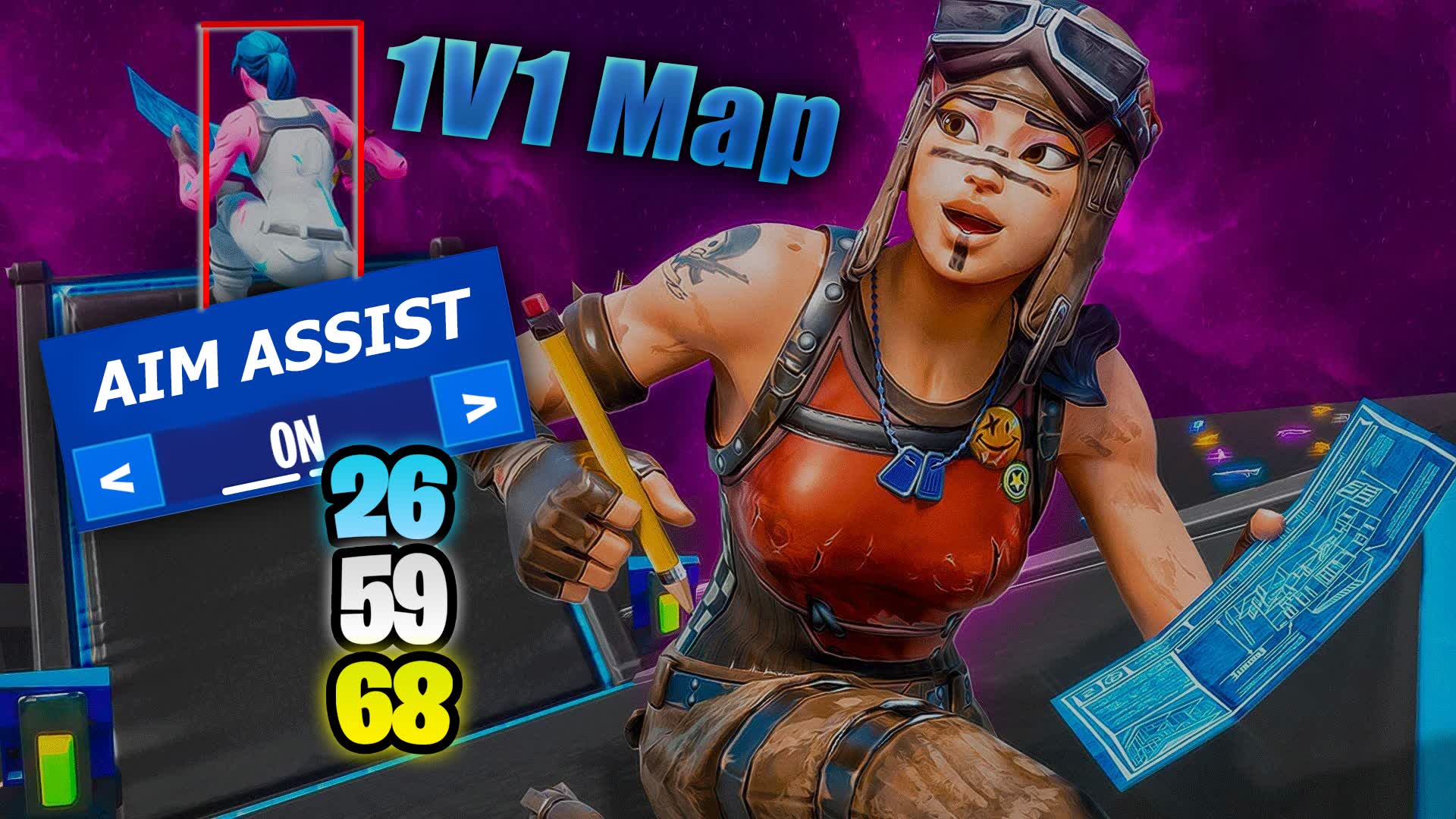 Best 1V1 Map!🤫 [ haim ] – Fortnite Creative Map Code