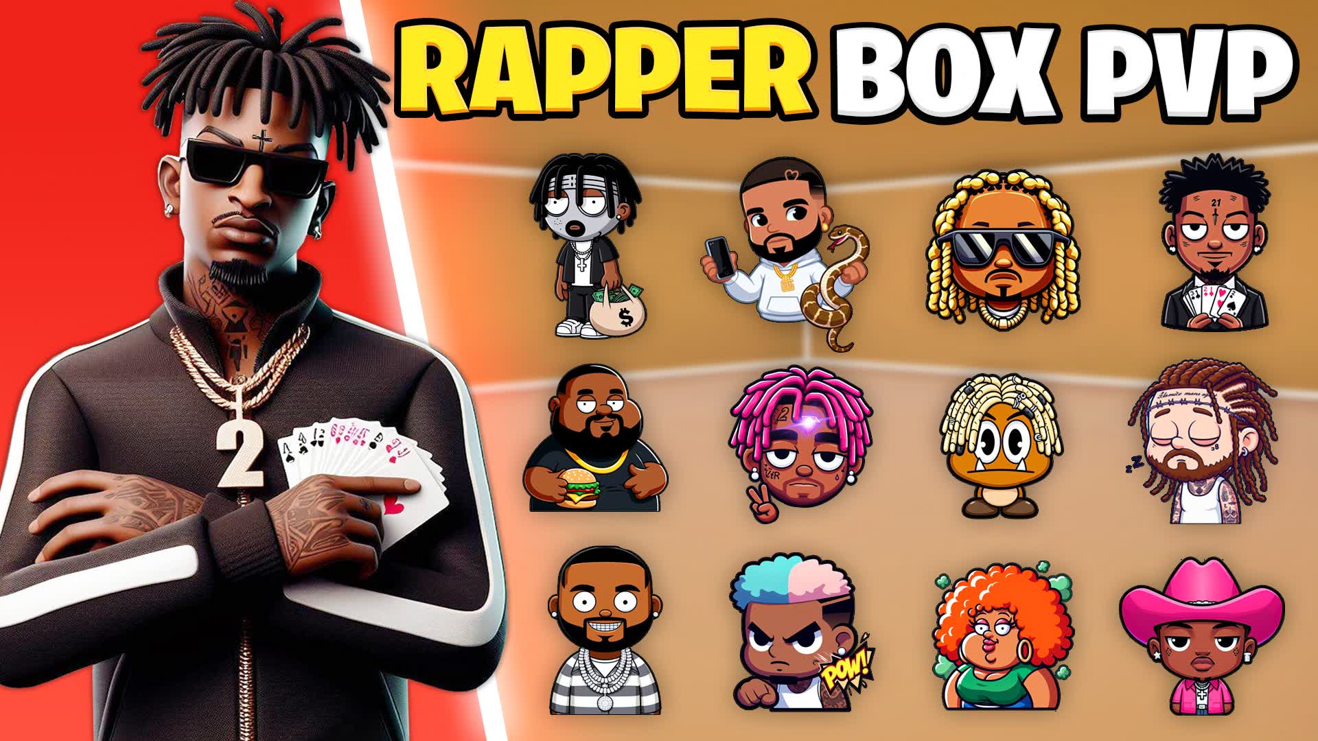 🎤 RAPPER BOXFIGHTS 📦 [ go_cry_about_it ] – Fortnite Creative Map Code