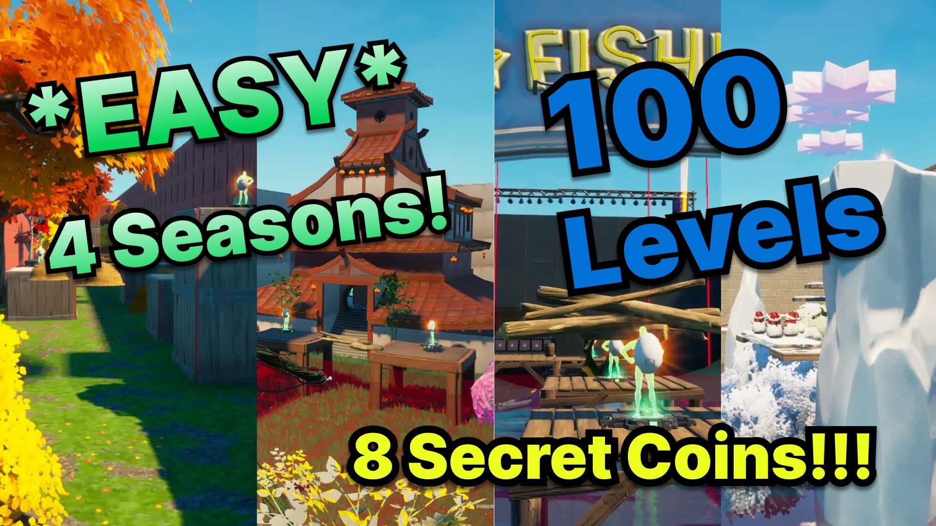 100 Level Default Deathrun | 4 Seasons [ reecelandry ] – Fortnite ...