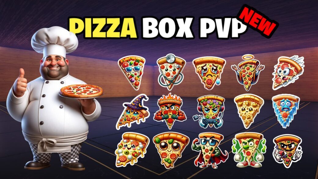 🍕 PIZZA BOX PVP 📦 [ dudi2165 ] Fortnite Creative Map Code