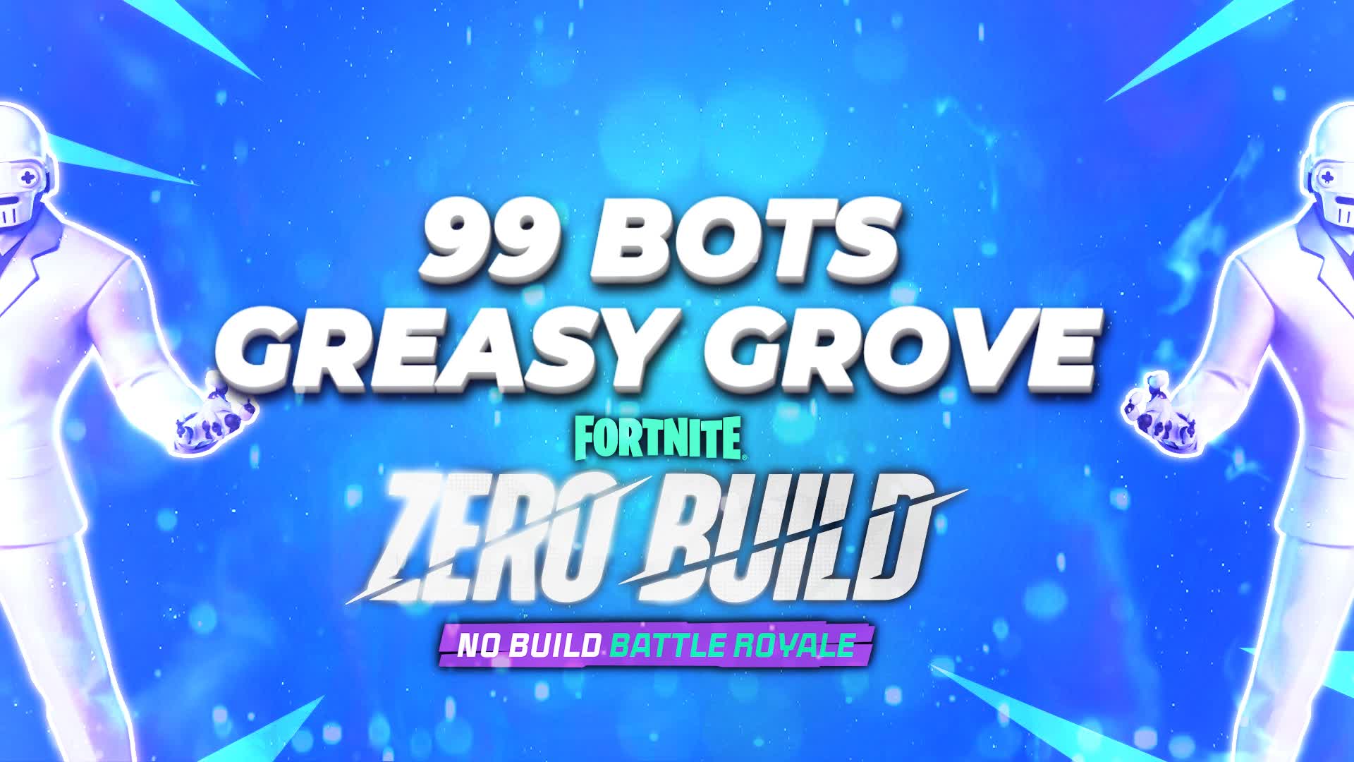 99 BOTS GREASY GROVE ZERO BUILD [ gust ] – Fortnite Creative Map Code