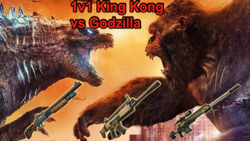 1v1 King Kong vs Godzilla lem500ml Fortnite Creative Map Code 1v1 King Kong vs Godzilla lem500ml Fortnite Creative Map Code