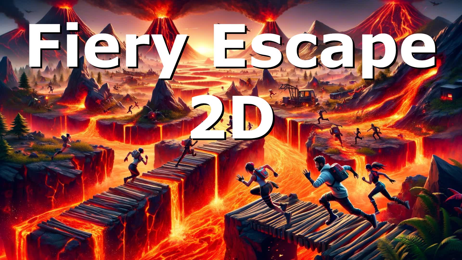 Fiery Escape 2D [ fenix-rtr ] – Fortnite Creative Map Code