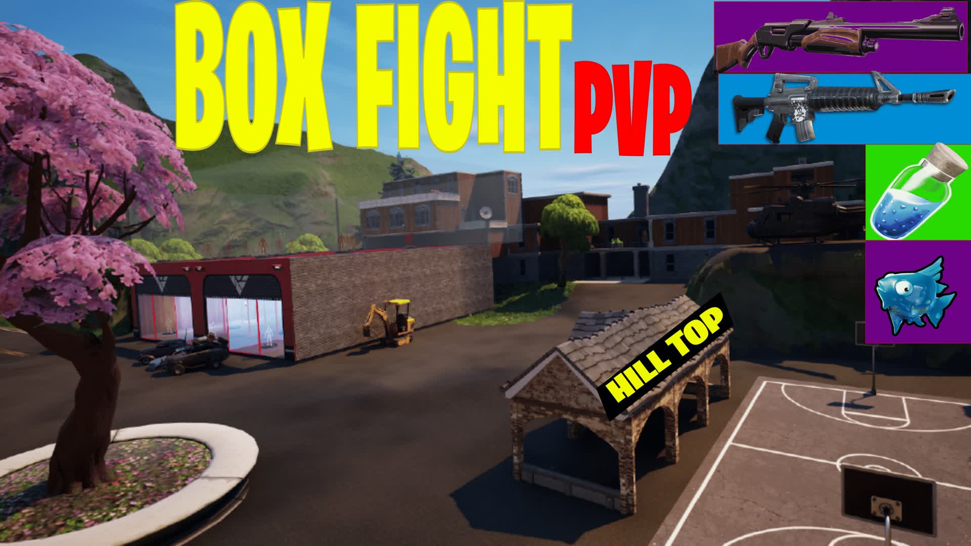 Hill Top Box Fight PVP [ ezbuildz ] – Fortnite Creative Map Code