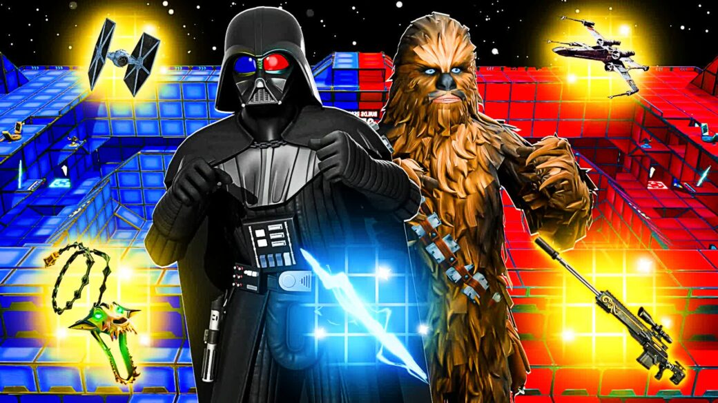 SUPER STAR WARS RED VS BLUE🔴🔵 [ crzymaps ] Fortnite Creative Map Code