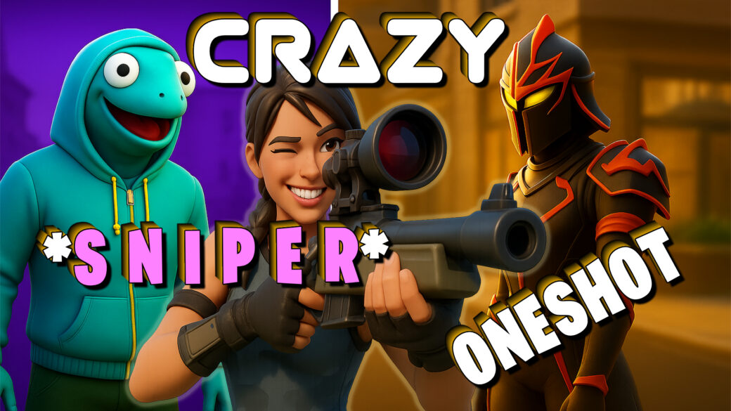 CRAZY SNIPER ONE SHOT 🎯 [ k3mmal ] – Fortnite Creative Map Code