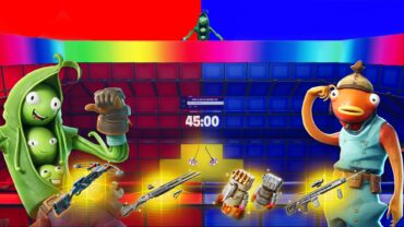 Peas VS Fishy RED VS BLUE 🔴🔵 SUPER FUN