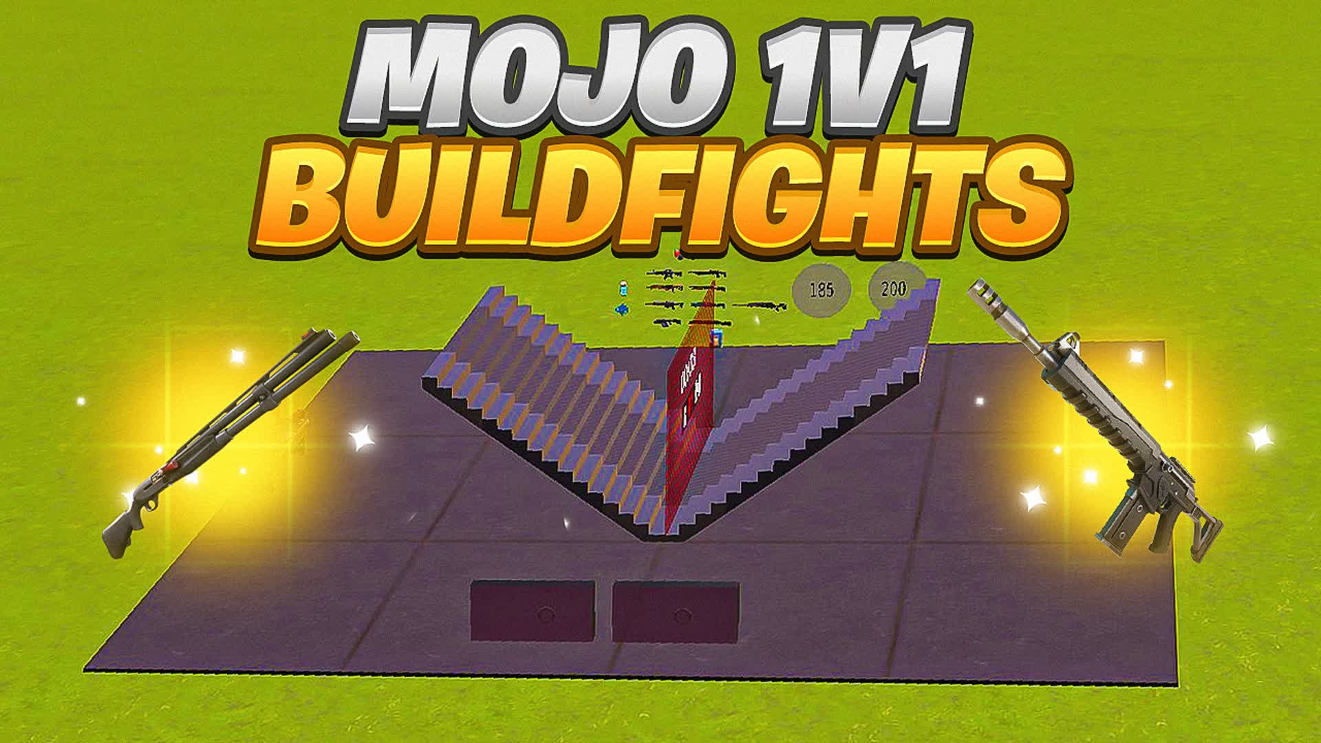 Mojo 1v1 Buildfights! [ mojofn ] Fortnite Creative Map Code