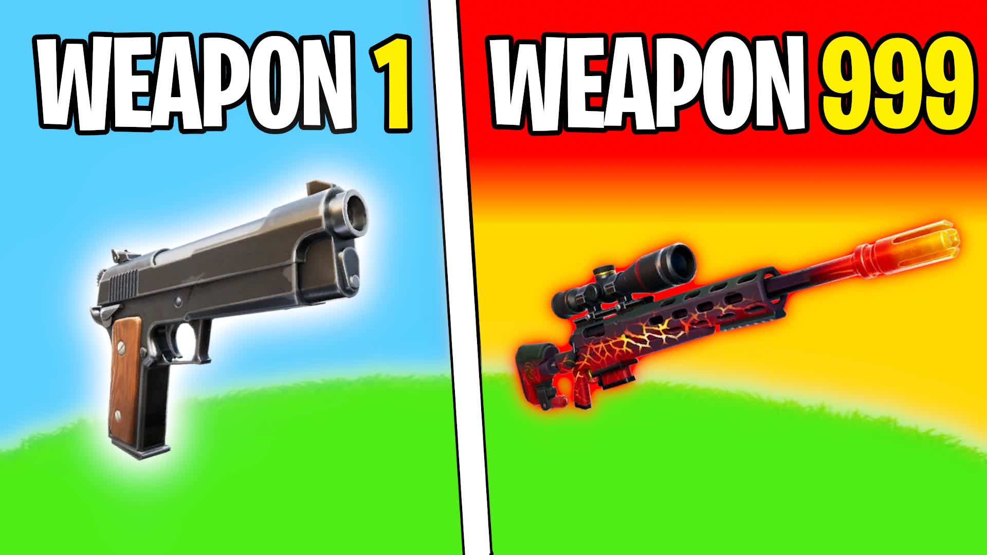 😎 GUN GAME 🔫 ONE SHOT [ vorlaxifus ] – Fortnite Creative Map Code