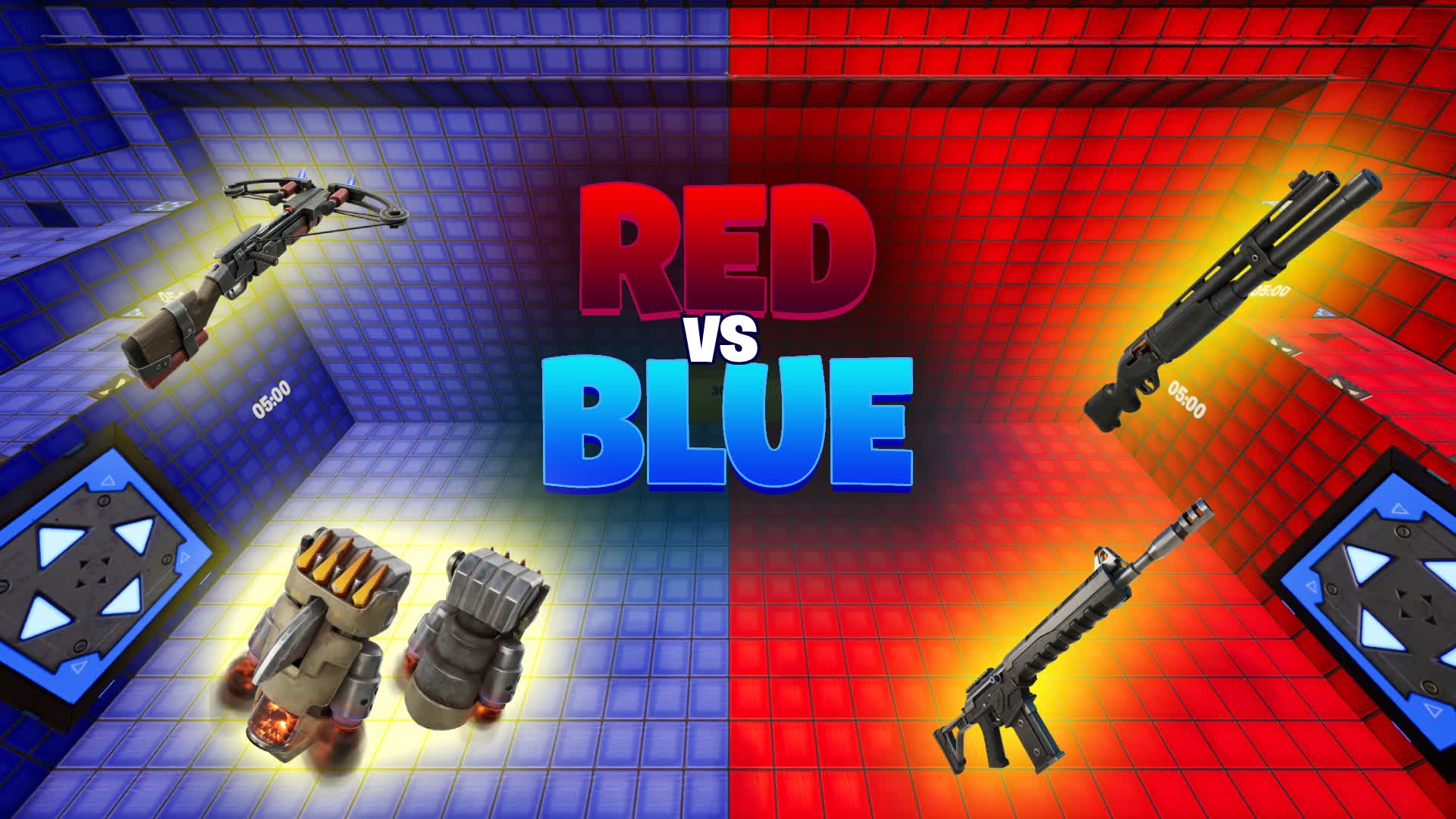AMAZING IPER RED VS BLUE🔴🔵 [ clarvs ] – Fortnite Creative Map Code