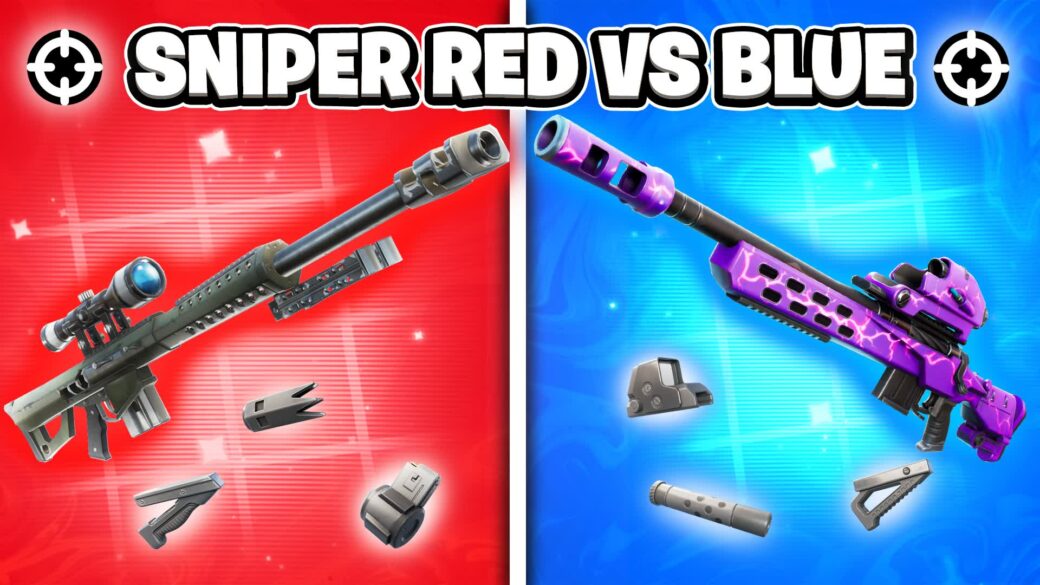 🎯SNIPER RED VS BLUE 🔴🔵 [ luda3559 ] – Fortnite Creative Map Code