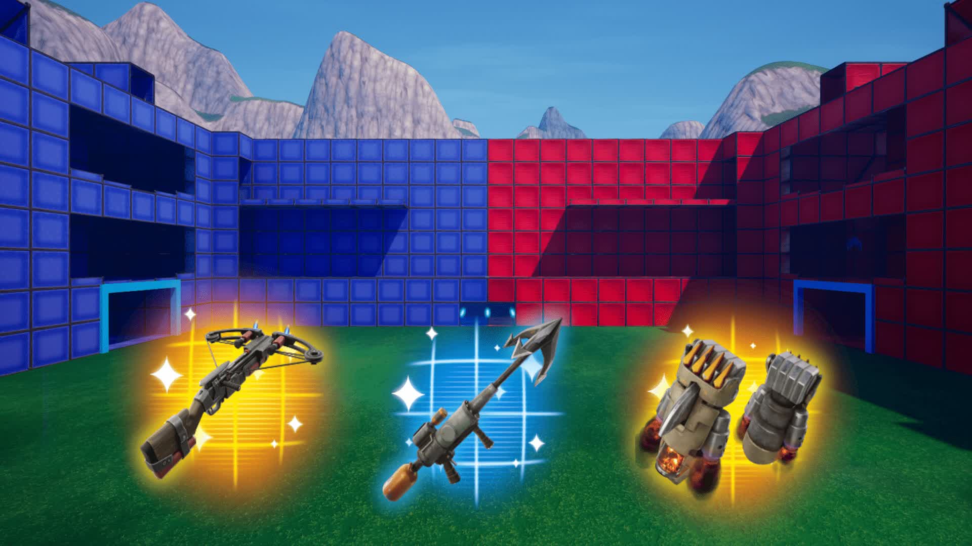 Special 🔴Red vs Blue🔵 [ morebhe ] – Fortnite Creative Map Code