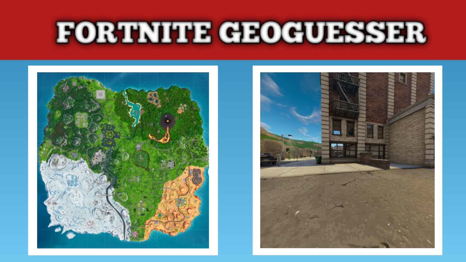 GEOGUESSER FORTNITE📌​ [ razoor ] – Fortnite Creative Map Code