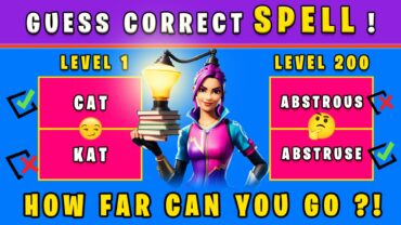 SPELL IT🧠Guess Correct Word!