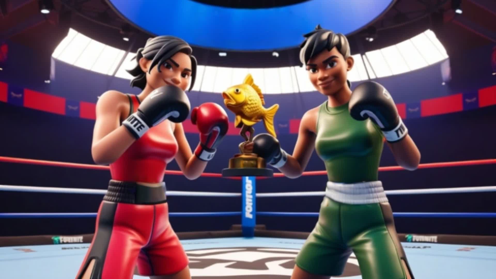 BOXING SIMULATOR 🥊*GOLD FISH* [ bababa ] – Fortnite Creative Map Code
